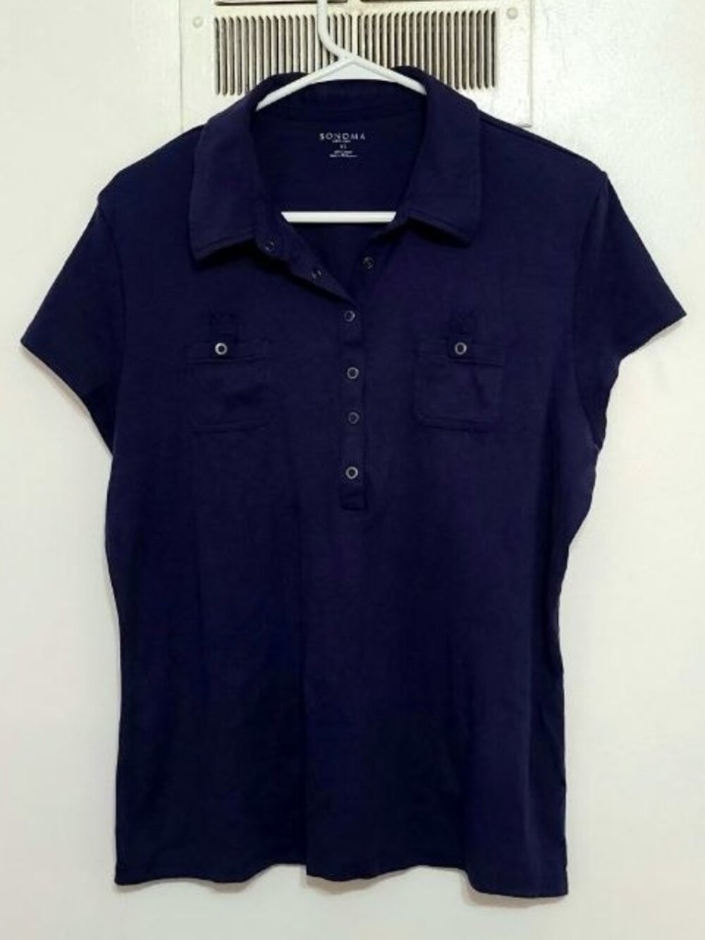 Dark Blue Button Shirt